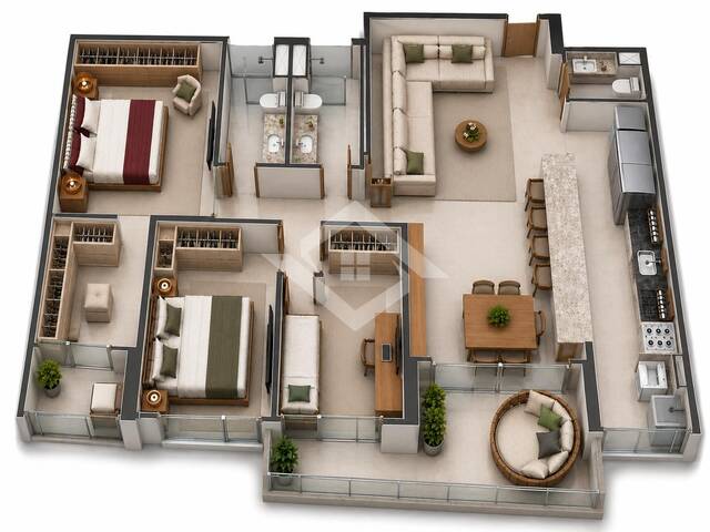 #4771 - Apartamento para Locação em Rio de Janeiro - RJ - 1