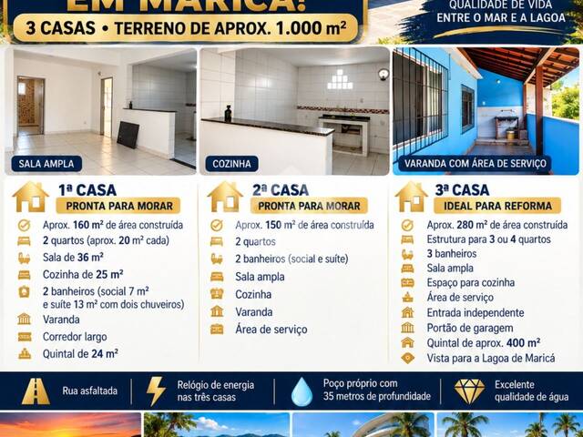 #4918 - Casa para Venda em Maricá - RJ