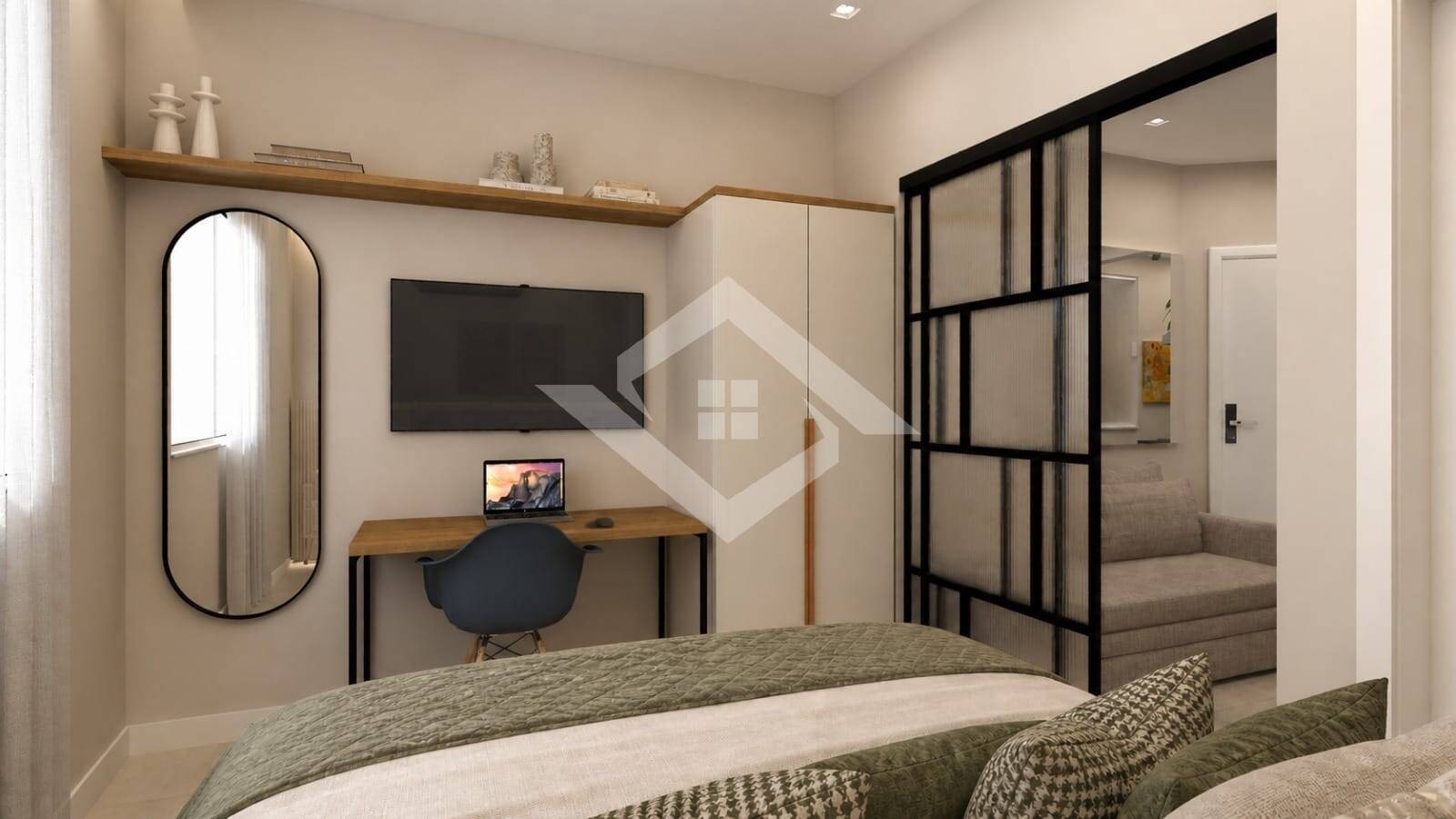Apartamento, 1 quarto, 35 m² - Foto 3