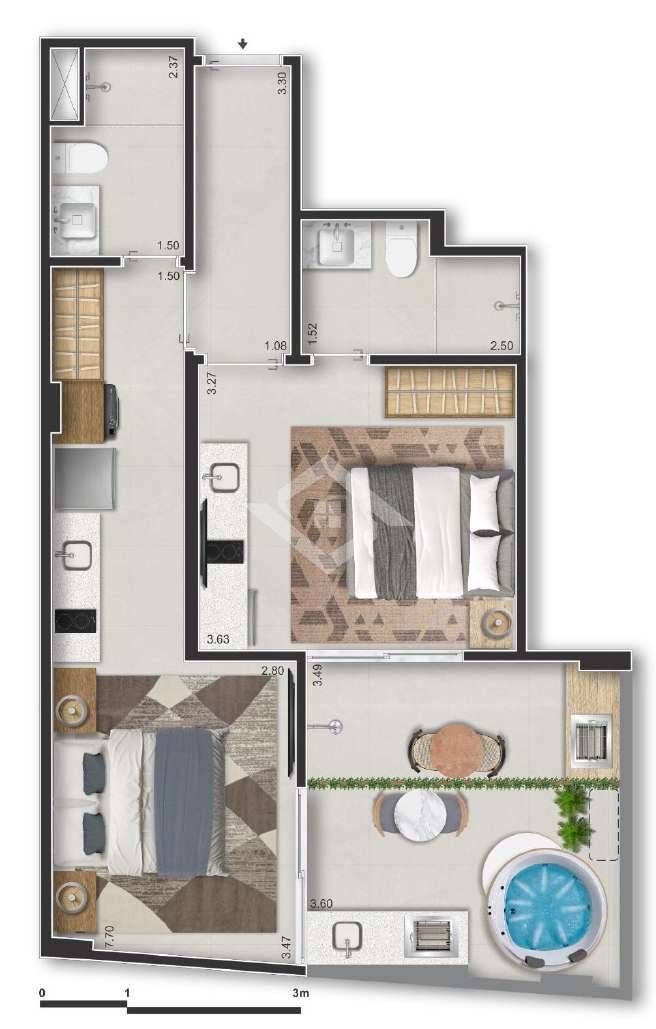 Apartamento, 1 quarto - Foto 21