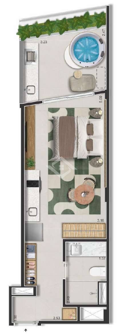 Apartamento, 1 quarto - Foto 24